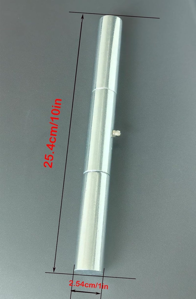 MANNIFEN Weld On Trailer Ramp Hinge 10", Heavy Duty Greasable Ramp Door Hinges, Zinc Plated (4 Pack) - Image 3